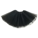 Jupe en tulle noire pour bébé fille danse spectacle fêtes robe princesse style évasé confort élastique look élégant