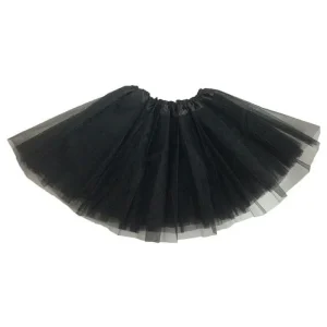 Jupe en tulle noire pour bébé fille danse spectacle fêtes robe princesse style évasé confort élastique look élégant Jupe en tulle noire pour bébé fille danse spectacle fêtes robe princesse style évasé confort élastique look élégant