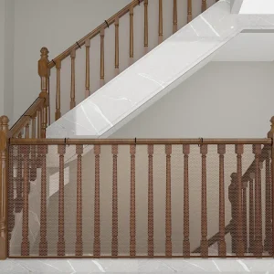 Filet de sécurité pour escalier bébé clôture balcon durable protection enfants impression documents UL sécurité épais 2m 3m 3m x 79cm E