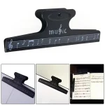 Portepartition musical compact ABS noir blanc notes design moderne portable durabilité élevé qualité