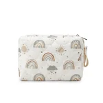 Organisateur de voyage bébé sac de rangement arcenciel trousse de toilette maman sac à couches poussette accessoire bébé style moderne facile à transporter