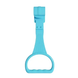 Anneau de traction en plastique bleu pour soutien et préhension ergonomique adulte et enfant Anneau de traction en plastique bleu pour soutien et préhension ergonomique adulte et enfant