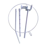 Support moustiquaire bébé ajustable en métal filet antimoustiques sans tiges polyester portable bébé lit berceau été hiver