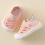 Chaussures enfants respirantes tricotées sans lacets antidérapantes pour garçons et filles idéales pour l&rsquo;école et le quotidien style décontracté