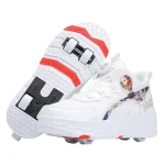 Chaussures sportives enfants style urbain MIZUNO AMGWhite tissu synthétique multicolore design moderne enfants activité sportive casual