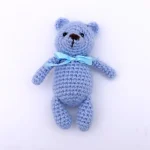 Accessoire photo bébé fait main peluche ours en crochet nouveauné décoration shooting accessoire essentiel vêtement photo bébé style minimaliste qualité premium sécurité enfant