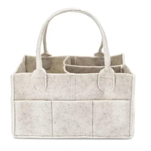 Sac de rangement bébé feutre panier organisation couches vêtements boîte compartiments rangement essentiels bébé gris clair Sac de rangement bébé feutre panier organisation couches vêtements boîte compartiments rangement essentiels bébé gris clair