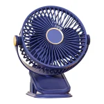 Ventilateur portable bébé ventilateur électrique intérieur design mignon ours lapin 3 vitesses rechargeable USB 安全 蓝色