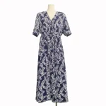 Tenue assortie famille plage robe longue été maman fille look mère et fille père et fils chemise et short ensemble deux pièces vacances 2025