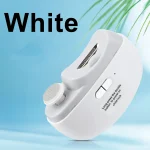 Coupeongles électrique multifonctionnel lumière intégrée sécurisé pour bébé et adulte rechargeable blanc