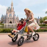 Vélo tandem 2 en 1 Targa parentenfant poussette tricycle aluminium sécurité confort équitation