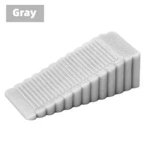 Bouchons d’arrêt de porte en Silicone de sécurité bloc de cale butée Anticollision pour la maison et le bureau Gris Bouchons d’arrêt de porte en Silicone de sécurité bloc de cale butée Anticollision pour la maison et le bureau Gris