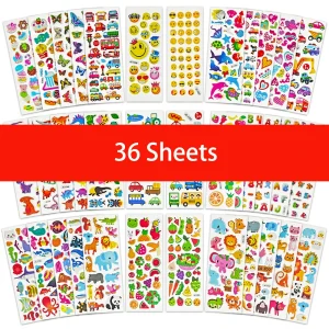 12/36 feuilles autocollants pour pressepapier faits à la main bricolage journal livre décoratif animaux chiffres poisson dinosaures voitures autocollant cadeaux pour enfants 36 sheets 12/36 feuilles autocollants pour pressepapier faits à la main bricolage journal livre décoratif animaux chiffres poisson dinosaures voitures autocollant cadeaux pour enfants 36 sheets