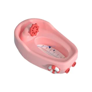 Thermomètre bébé bain sécurité F1CB mesures température 050°C design style pink facile à utiliser