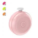 Diffuseur électronique pour bébé Décoration moderne et sécuritaire avec 3 couleurs vives Idéal pour la chambre d&rsquo;enfant Design minimaliste en rose pastel