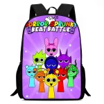 Sac à dos enfants style cartoon Horror Sprunky Beat Battle grand format école voyage stockage sécurisé portable