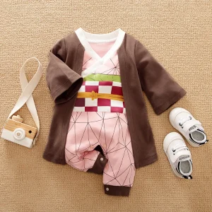 Combinaison à manches longues en coton bio pour bébé vêtements doux et confortables 018 mois printempsautomne