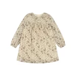 Robe florale pour filles manches longues style princesse imprimé floral vêtements printemps automne tenue de fête enfant fille