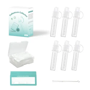 Kit collecteur de colostrum 6 pièces 6ml, collecte de lait maternel, alimentation pour bébé, dispositif de lait maternel réutilisable, utilisation pour bébé – 6pcs Set