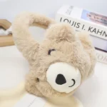 Cacheoreilles peluche ours pour enfants doux et confortable style enfantin idéal hiver accessoire mode bébé filles garçons