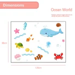 Tapis de jeu pliable XPE pour bébé tapis rampant extra doux et non toxique portable et étanche pour jeu de sécurité  Motifs océan aléatoires