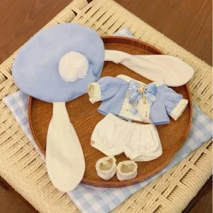 Costume complet pour poupée bébé vêtements coordonnés chapeau chemise short chaussures cadeau anniversaire collection style enfantin accessoires jouets Costume complet pour poupée bébé vêtements coordonnés chapeau chemise short chaussures cadeau anniversaire collection style enfantin accessoires jouets