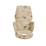 Chaise haute pour bébé coussin de siège doux design dinosaures confortable lavable en machine accessoires bébés