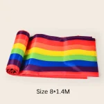 Jeu sensoriel interactif pour parents et enfants éveil bébé entraînement motricité tissu glissant arcenciel activités sportives compétitions en plein air jouets éducatifs 8×1.4m