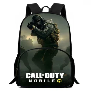 Sac à dos enfant Call of Duty mobile design militaire grande capacité durable sac école usage quotidien adolescents fans de jeux vidéo