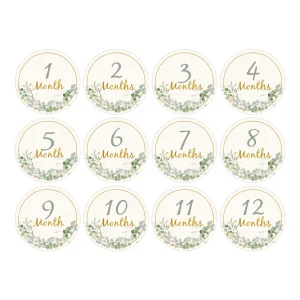 Cartes de jalons de développement pour bébé 12 mois photo props accessoires de naissance cadeau anniversaire déco fête bébé cartes à messages personnalisables style élégant Cartes de jalons de développement pour bébé 12 mois photo props accessoires de naissance cadeau anniversaire déco fête bébé cartes à messages personnalisables style élégant