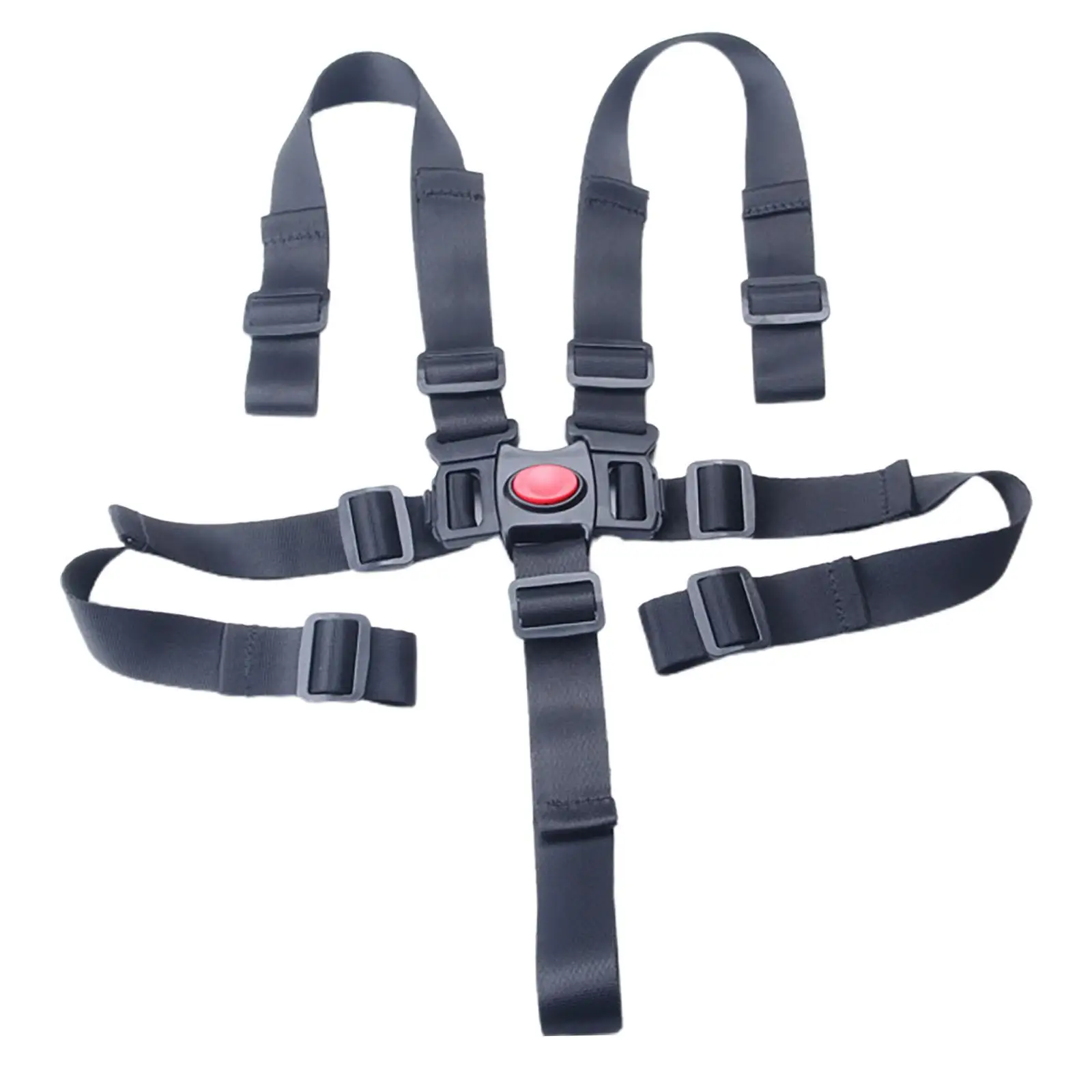 Ceinture de fixation pour caméra d&rsquo;action harnais adjustable matériaux synthétiques design sportif noir bouton central rouge port pratique randonnée ski vélo