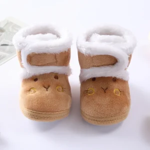 Chaussons bébé fille garçon 15 ans hiver faux fourrure velcro confortable doux intérieur casa slippers enfant Chaussons bébé fille garçon 15 ans hiver faux fourrure velcro confortable doux intérieur casa slippers enfant