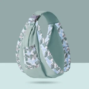 Couverture d&rsquo;allaitement pour poussette bébé 036 mois sangle ronde sac à dos Electrolux en maille portage confortable floral vert