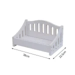 Étagère bébé bois blanche moderne design minimaliste pour chambre d&rsquo;enfant rangement accessoires安全 durable