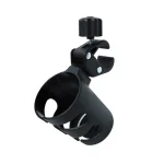 Portegobelet universel pour poussette bébé rotation 360° plastique noir fixation facile compatible toutes poussettes