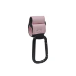 Crochets poussette ajustables mousqueton universel clips bébé accessoire voyage portage sécuritaire rose foncé