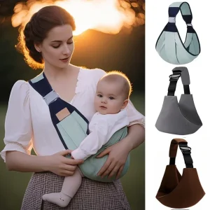 Portebébé motif léopard portable transport avant et latéral bébé 01 ans 20 kg max confortable et sécuritaire