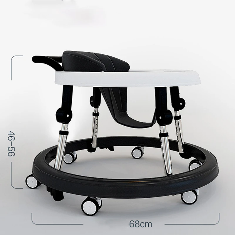 Trotteur bébé Godmy 518 mois roulettes pivotantes pliable multifonctionnel antiroulement antijambe siège réglable en hauteur sécurité maximale confort optimal