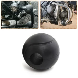 Protègepieds moto antichute en caoutchouc noir protection安全 installation simple durable et élégant