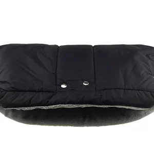 Gants chauds d’hiver pour poussette imperméables doux et chauds en velours cristal protègemains accessoires de poussette pour bébé noir Gants chauds d’hiver pour poussette imperméables doux et chauds en velours cristal protègemains accessoires de poussette pour bébé noir