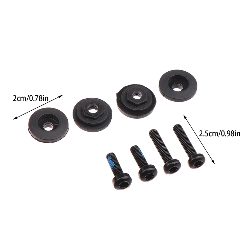 Boulons et rondelles en métal noir accessoires de rechange pour poussette antidévissement usage sécurisé bébé