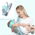 Portebébé ergonomique confortable bébé 02 ans tissu respirant capuche protection soleil