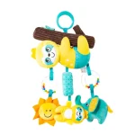 Mobile bébé éveil jouets suspendus hochets animaux colorés jaune turquoise vert orange cradle poussette jouets éveil bébé nouveauné