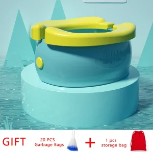 Pot de toilette pliable pour bébé apprentissage propreté portable design ludique couleurs vives sacs poubelles inclus entretien facile green Pot de toilette pliable pour bébé apprentissage propreté portable design ludique couleurs vives sacs poubelles inclus entretien facile green
