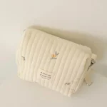 Sac à couches portable poussette caddie matelassé bébé organisateur brodé sacs maman accessoires équipement bébé Olives