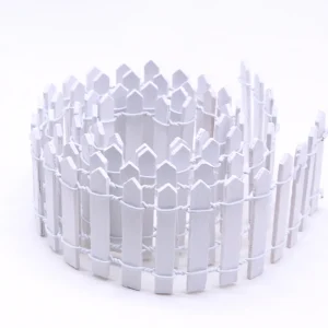 Clôture miniature en bois blanche décoration DIY paysage miniature jardin féerique accessoire déco artisanal style rustique usage multiple qualité supérieure Clôture miniature en bois blanche décoration DIY paysage miniature jardin féerique accessoire déco artisanal style rustique usage multiple qualité supérieure