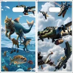 Sacs cadeaux polyvalents pour bébé fête mariage anniversaire Halloween Noël 10 pièces sacs à bonbons en PE décorations pratiques et sécurisés