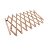 Porte d&rsquo;escalier pliante en bois naturel paravent extensible séparateur d&rsquo;espace intérieur design moderne et minimaliste idéal pour la maison ou les événements