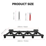 Organisateur mural pour tournevis support de rangement outils garage atelier plastique support mur montage facile rangement pratique non pliable noir design moderne qualité premium