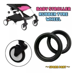 Roue de poussette en caoutchouc Babyzen Yoyo remplacement durable haute qualité facile à installer accessoire essentiel bébé Roue de poussette en caoutchouc Babyzen Yoyo remplacement durable haute qualité facile à installer accessoire essentiel bébé